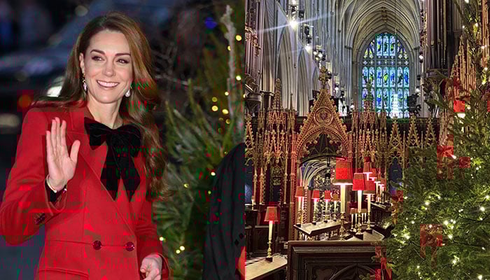 Princess Kate unwraps Christmas early inside Westminster Abbey