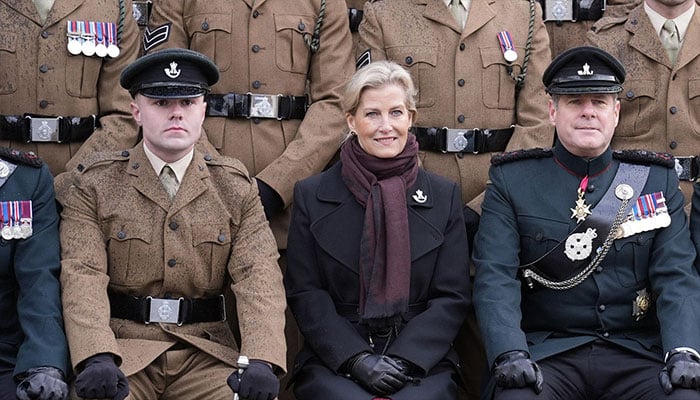 Duchess Sophie at Bulford Camp