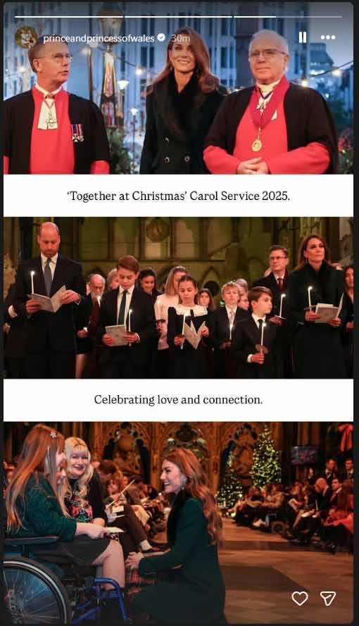 Princess Kate brings holiday cheer to Christmas Concert in breathtaking attire