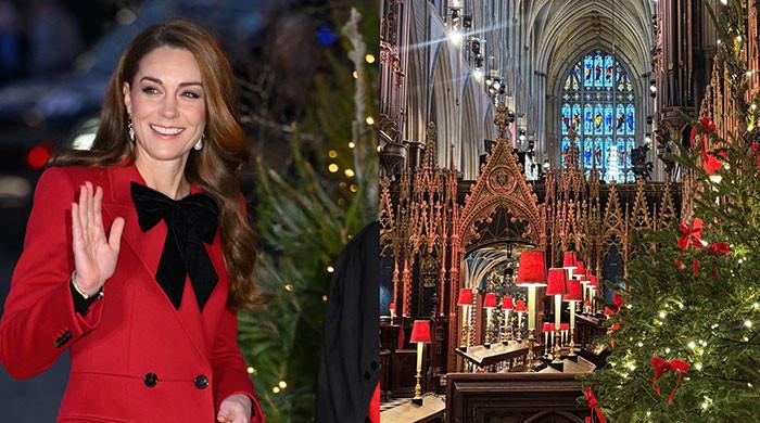 Princess Kate unwraps Christmas early inside Westminster Abbey