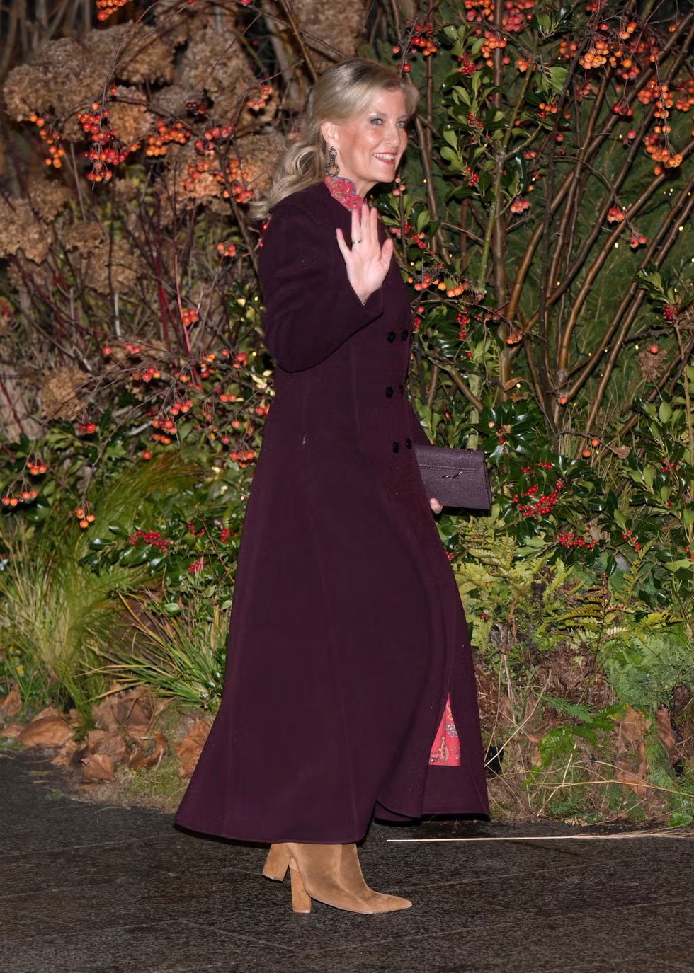 Duchess Sophies Christmas glamour steals limelight at Kates show