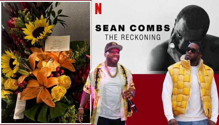 50 Cent gets flowers from Diddy? Mysterious delivery at E11EVEN sets Instagram abuzz