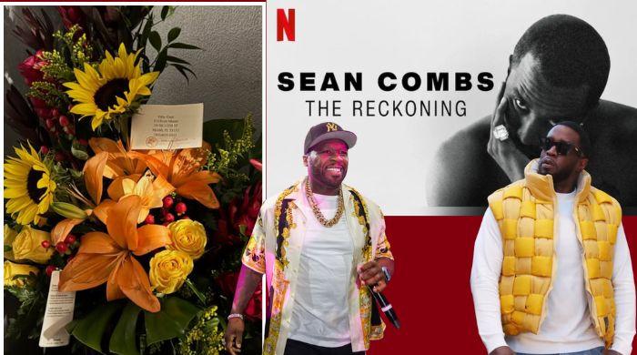 50 Cent gets 'flowers' from Diddy? Mysterious delivery at E11EVEN sets Instagram abuzz