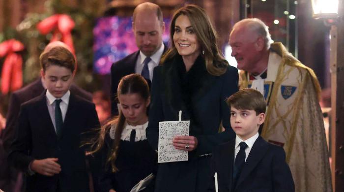 Kate Middleton creates magical moment in carol service: watch