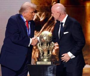 At the 2026 FIFA World Cup draw, the winner is ... Donald Trump