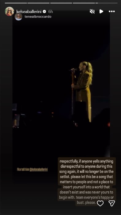 Kelsea Ballerini stands up for ex Morgan Evans against fans hurling insults