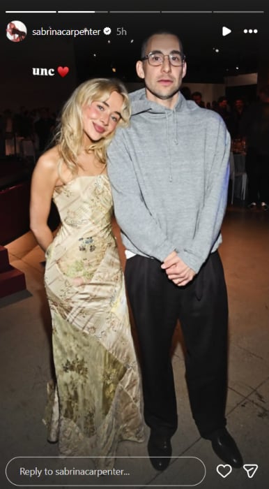 Sabrina Carpenter pays heartwarming tribute to Jack Antonoff for MBF win