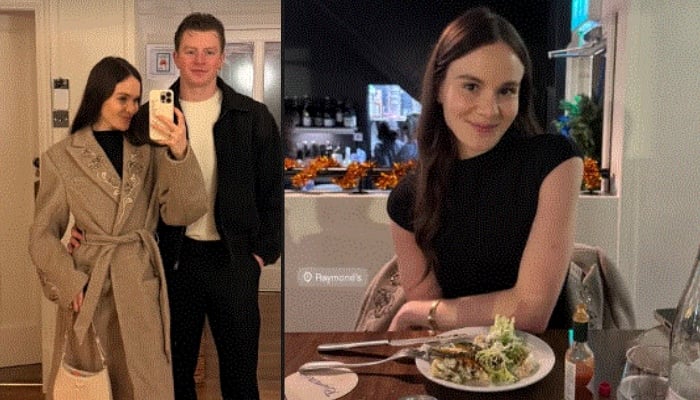 Holly Ramsay glows on date night as Adam Peaty cuts family from wedding