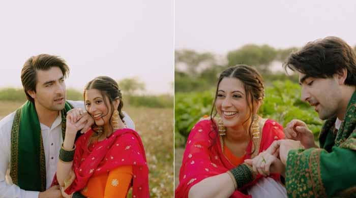 Actors Khaqan Shahnawaz, Sabeena Syed announce engagement