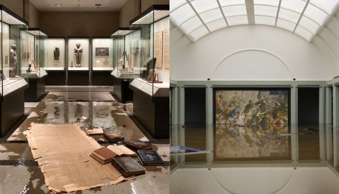 New crisis at Louvre: Water leak at Paris museum damages hundreds of ancient books