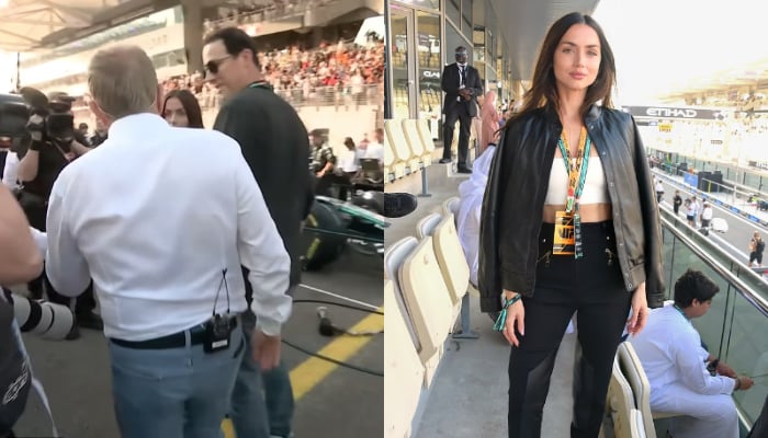 Ana De Armas faces backlash for ignoring Martin Brundle at Abu Dhabi race