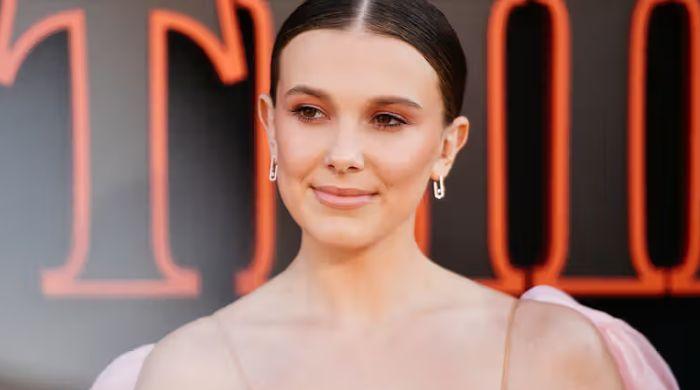 Millie Bobby Brown's dog gives death-stare to actress on adopting baby