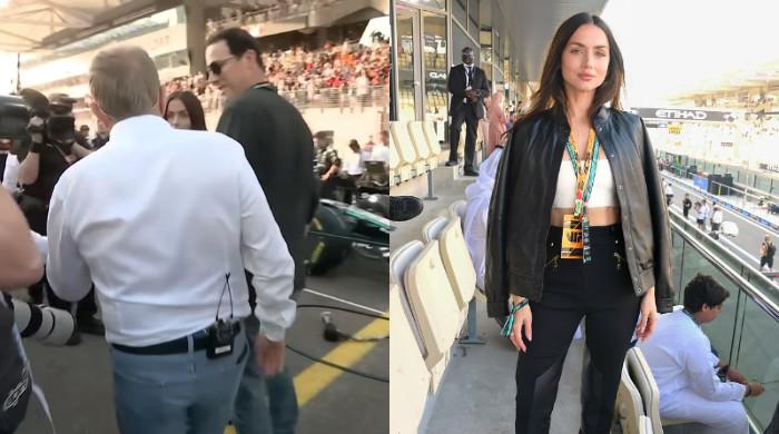 Ana De Armas faces backlash for ignoring Martin Brundle at Abu Dhabi race