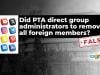 Fact-check: PTA denies viral notice asking social media groups to remove foreign members