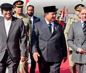 Indonesian President Subianto arrives in Islamabad on two-day maiden visit