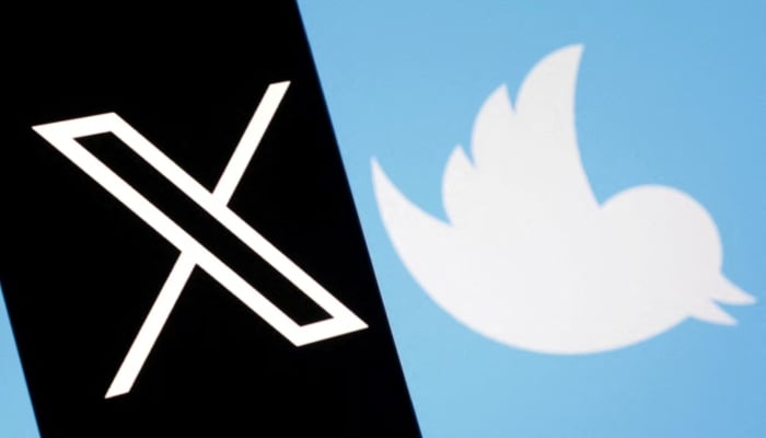 The new logo of Twitter is seen in this illustration created on July 24, 2023. — Reuters