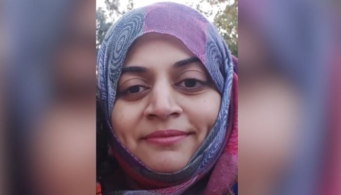 Dr Warda Mushtaq can be seen in this undated image. — Screengrab via Geo News