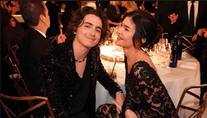 Kylie Jenner supports Timothee Chalamet at Marty Supreme LA premiere