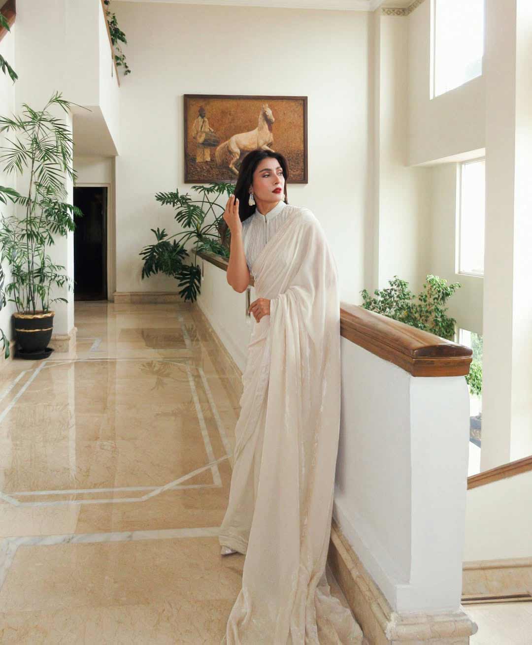 Pakistani actress Ayeza Khan poses during a photoshoot. — Instagram/@ayezakhan.ak