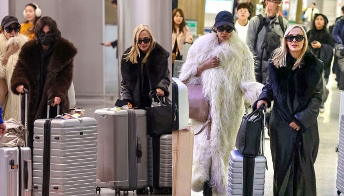 Bianca Censoris family dresses up to impress Kanye West with bold fur looks