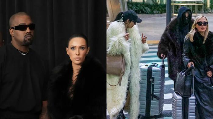 Bianca Censori's family dresses up to impress Kanye West with bold fur looks