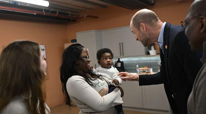 Prince William jokes his art belongs in a royal storage room