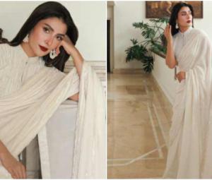Ayeza Khan stuns fans with vibrant saree looks 
