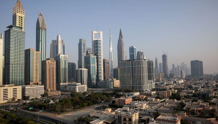 A general view of the Burj Khalifa and the downtown skyline in Dubai, United Arab Emirates, June 12, 2021. — Reuters