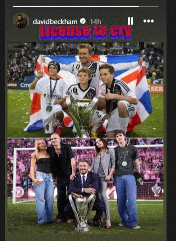 David Beckham shares tear-jerking post amid rift with son Brooklyn