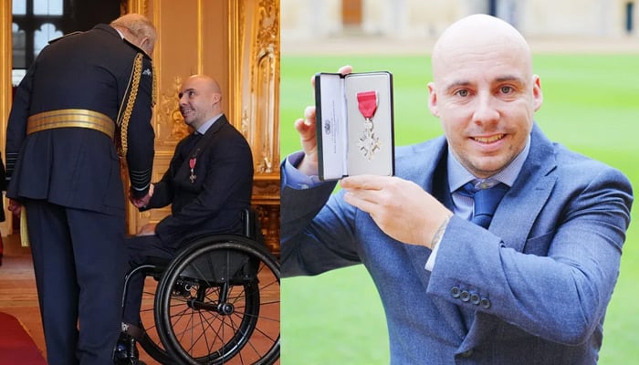 King Charles secret exposed during Andy Lapthorne MBE ceremony