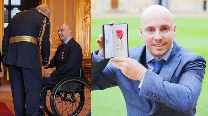 King Charles secret exposed during Andy Lapthorne MBE ceremony
