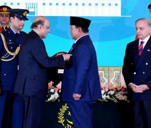 Indonesian president conferred Nishan-e-Pakistan