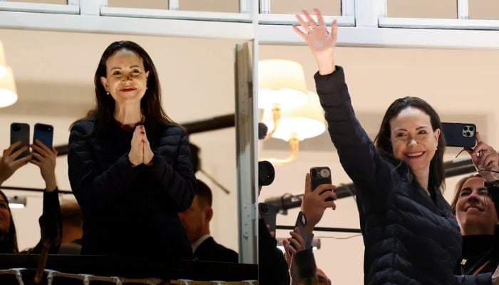 How did Nobel laureate Machado escape Venezuela, evading 10 military checkpoints?