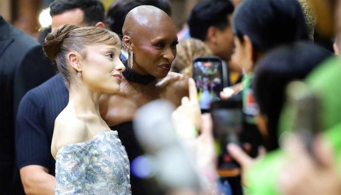 Cynthia Erivo speaks out on protecting Ariana Grande at Singapore premiere