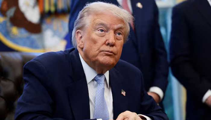US President Donald Trump looks on as he meets with the White House Task Force on the FIFA World Cup 2026 in the Oval Office at the White House in Washington, DC, US, November 17, 2025. — Reuters