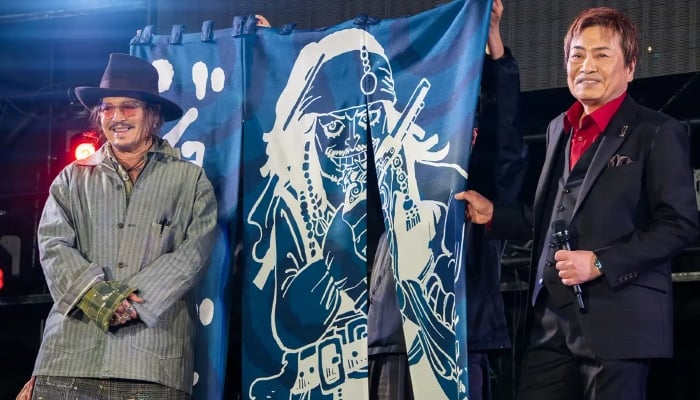 Johnny Depp reacts to heartfelt response on first trip to Japan in years