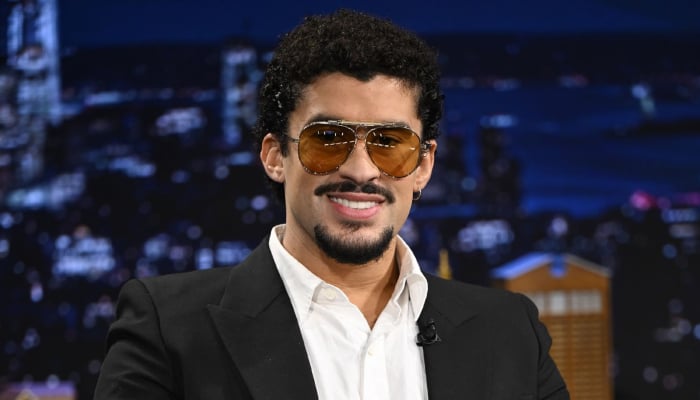 Bad Bunny falls during performance at Mexico City concert