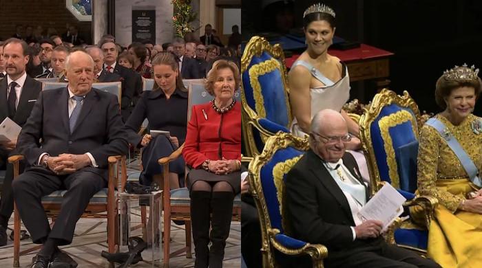 Royals bring glamour in grand Nobel celebration: watch inside