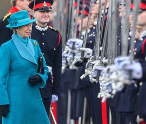Princess Anne gets 'all wet babycat' to represent King Charles in public