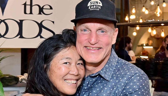 Woody Harrelson and his wife Laura Louie