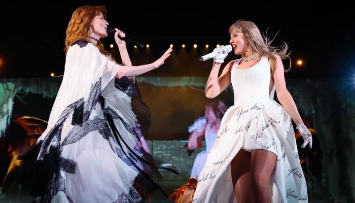 Inside Florence Welch’s nerve-wracking Eras Tour moment with Taylor Swift