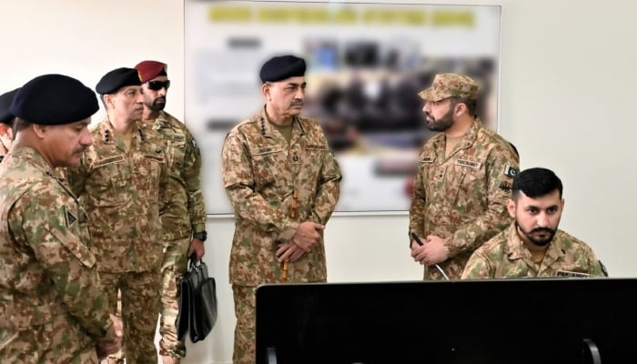 CDF and COAS Field Marshal Asim Munir interacts with officers and soldiers at&nbsp;Gujranwala and Sialkot Garrisons on December 13, 2025. &mdash; ISPR