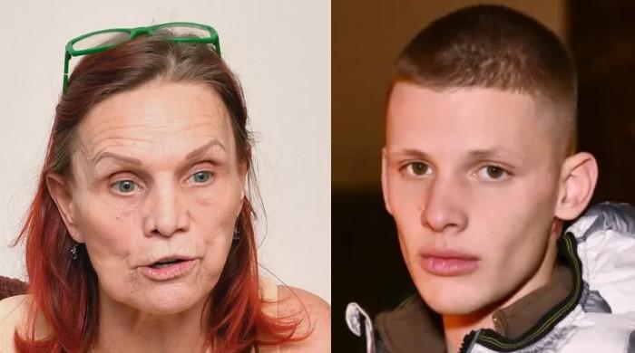 Freddy Brazier attends mother's memorial alongside grandmother Jackiey