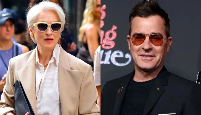 Justin Theroux shares what it was like working with Meryl Streep