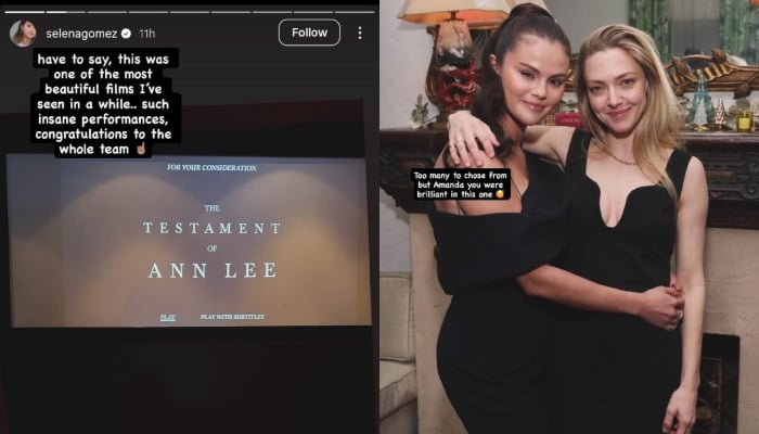 Selena Gomez gushes over Amanda Seyfrieds insane performance in new film