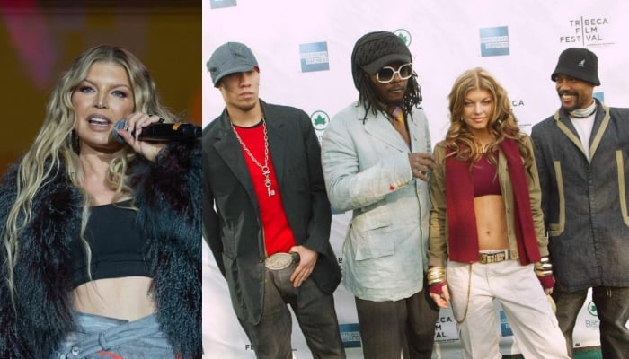 Fergie, Black Eyed Peas come together for special celebration