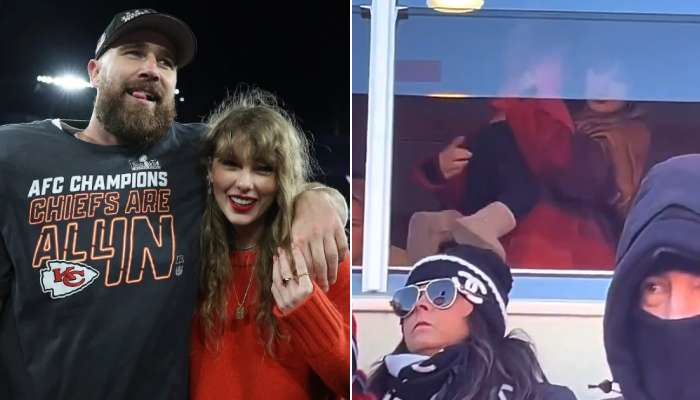 The Life of a Showgirl creator steps out on her 36th birthday weekend to support her fiancé