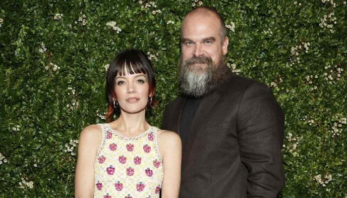 Lily Allen seemingly misses ex David Harbour in SNL performance