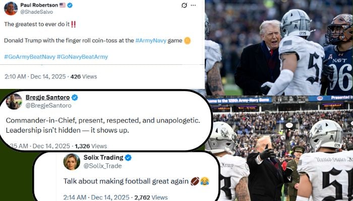 Trumps botched Army-Navy coin toss video goes viral: heres what really happened