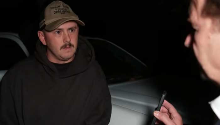 Former colleague of attacker Naveed Akram can be seen in this image. — Screengrab via A Current Affair